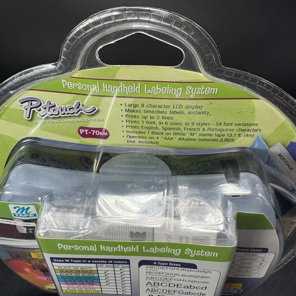BRAND NEW Brother P-Touch PT-70BM Handheld Label Thermal Printer‎ Personal - Picture 5 of 9